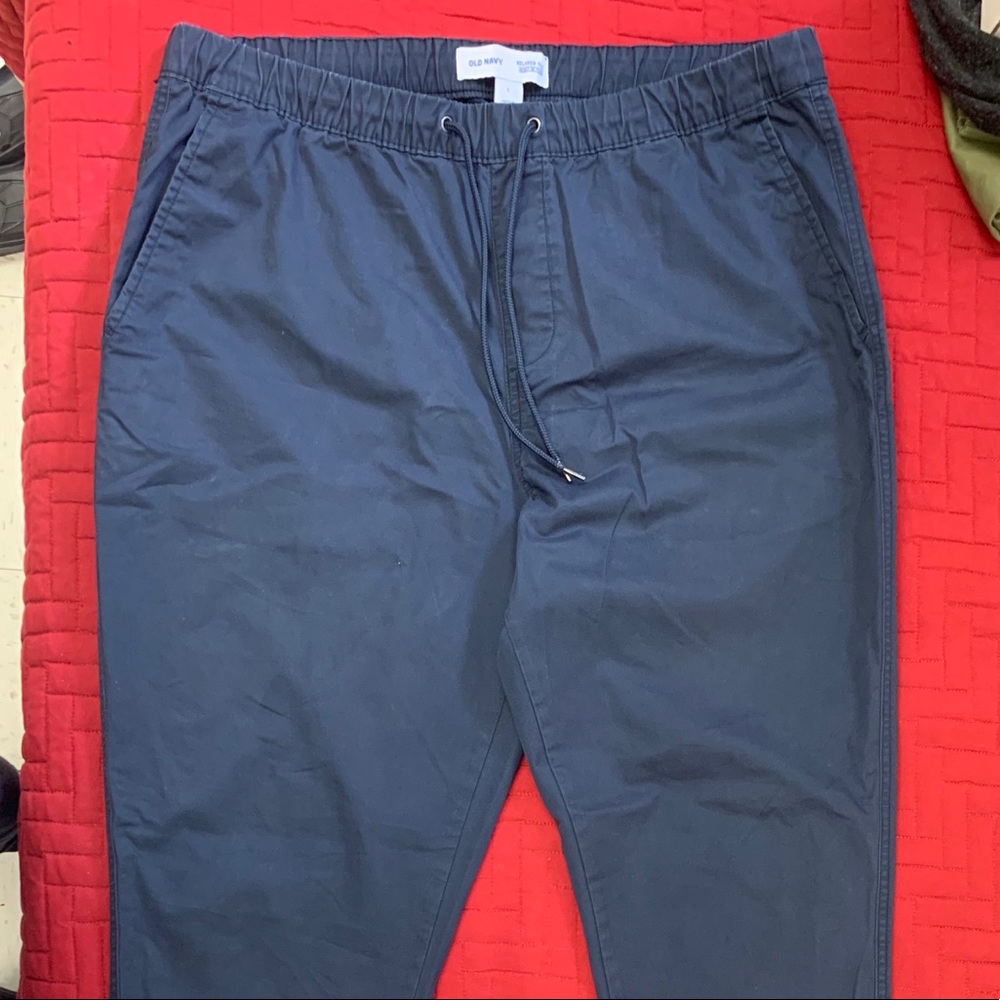 Old Navy relax fit draw string pants sz Large Navy